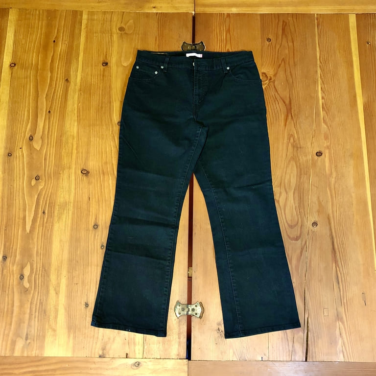 JEANS DONNA LEVIS 550 BOOT CUT NERO ELAST 14S